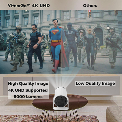 VitemGo™ 4K|UHD Smart Portable Projector